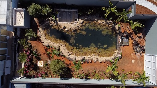 Construção de lago residencial em Itu