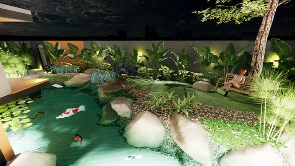Imagem ilustrativa de Construindo lago ornamental